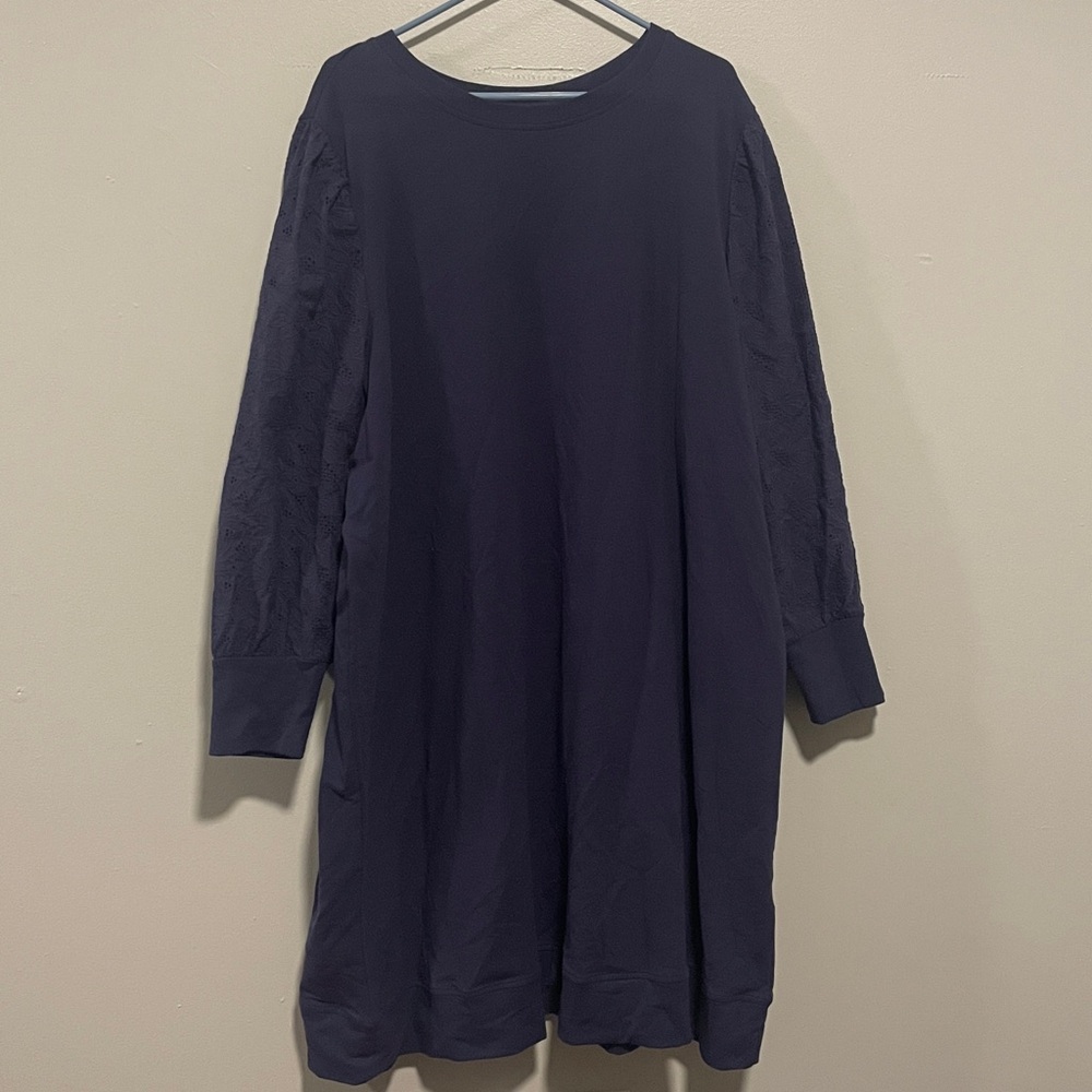 NWT Penningtons Eyelet Sleeve Dress - 3X